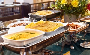 写真:朝食バイキング